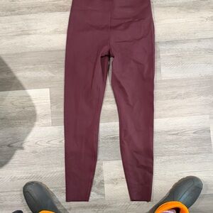 lululemon athletica Burgundy High-Rise Leggings